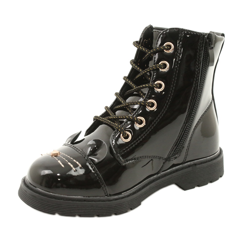 Miss Lackstiefel 21DZ23-4309 schwarz 1