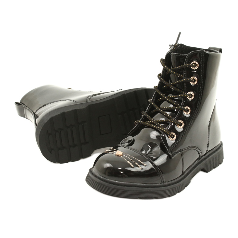 Miss Lackstiefel 21DZ23-4309 schwarz 3