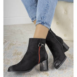 Schwarze Stiefel mit Abrieb aus Montano 1