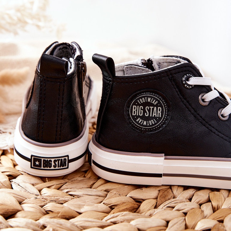 Hohe Sneakers für Kinder Big Star II374003 Schwarz 1