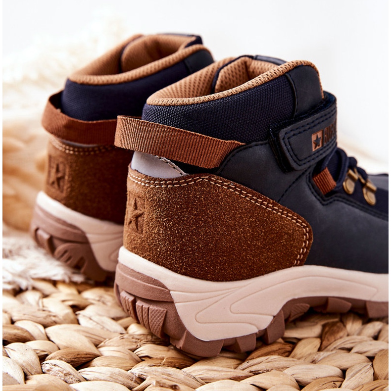 Kinder Trekkingschuhe Big Star II374098 Marineblau navy blau 2