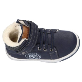 American Club XD21 / 21 Navy Warme Sportschuhe mit Fell marineblau 2