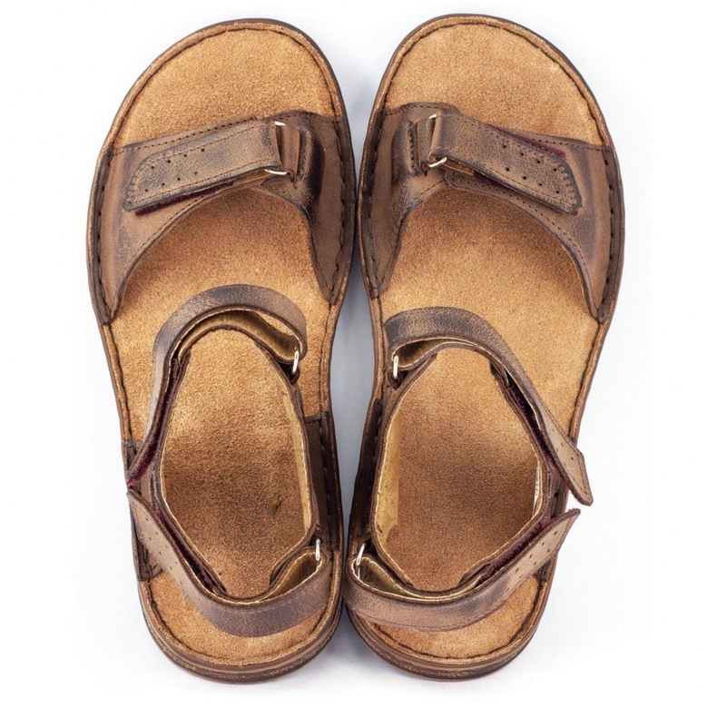 Herrenledersandale Komodo 881K braun 3