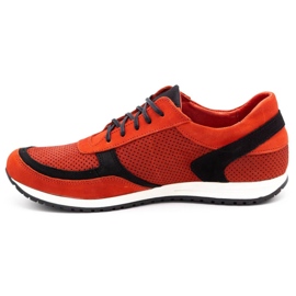Polbut Herren Sportschuhe C47P rot mit schwarz 1
