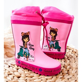 Gummistiefel für Kinder Rosa Heilee Girl 2