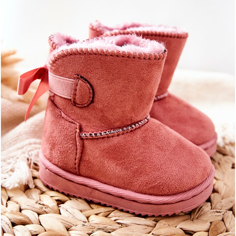 FR1 Warme Kinder-Schneestiefel Pink Funky rosa 1