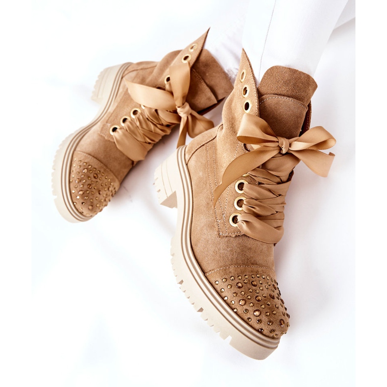 Lewski Shoes Wildlederstiefel Workery Lewski Schuhe Gebunden 3069 Sand braun 2