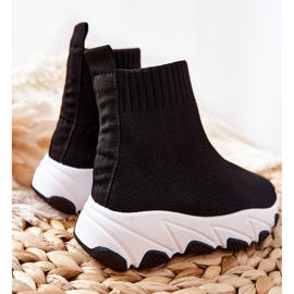 FR1 Schwarze Kinder Sportschuhe für Kinder Callobe 1