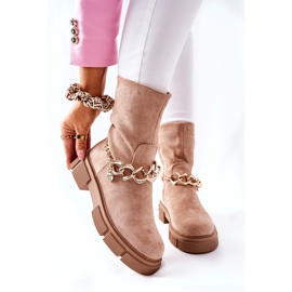 FB2 Wildlederstiefel Workers Beige Hellio 1