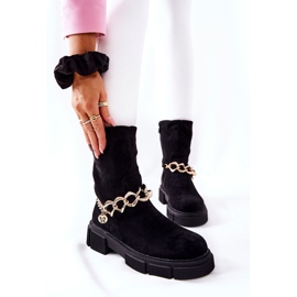 FB2 Hellio Arbeitsstiefel aus Wildleder in Schwarz 2