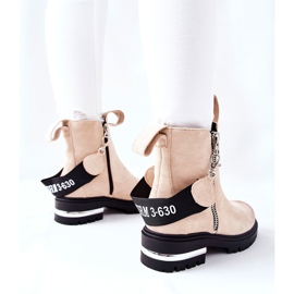 PS1 Isolierte Stiefel mit Reißverschluss Beige Cortona 1