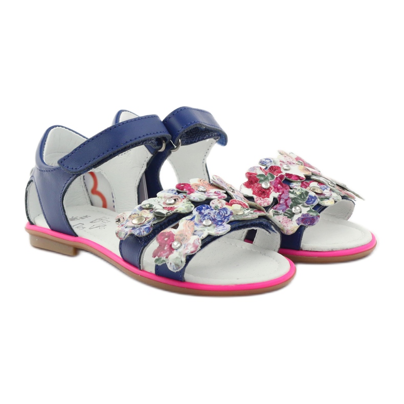 Gladiatorensandalen Bartek 19168 marineblau mehrfarbig rosa mehrfarbig 4