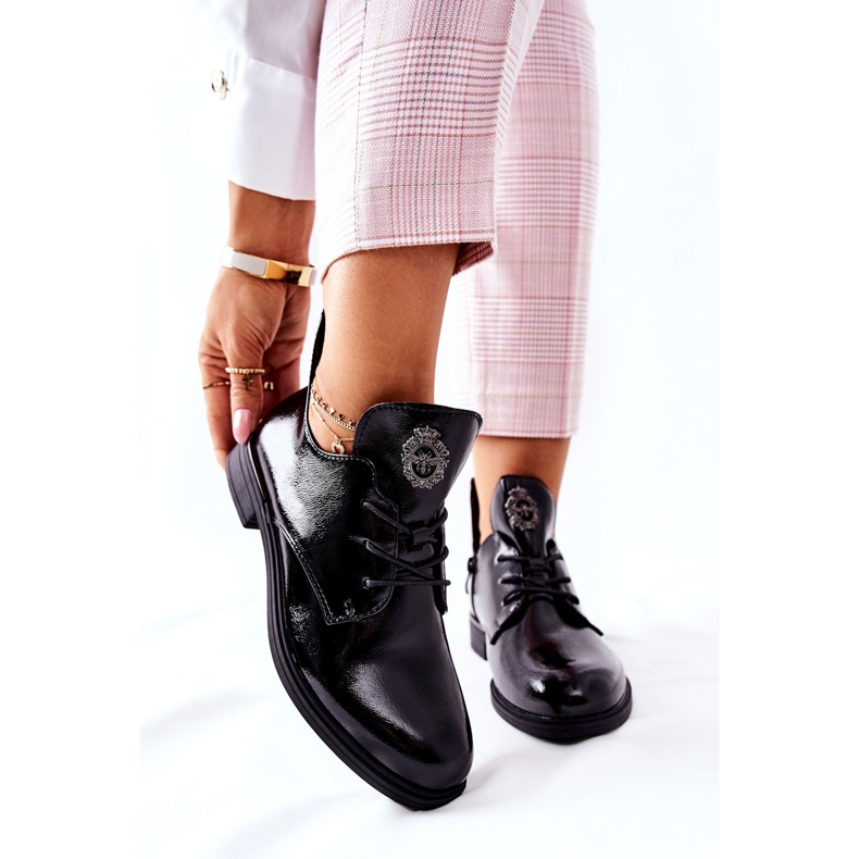 Lackierte Schuhe Sergio Leone Warmed PB262 Schwarz 1