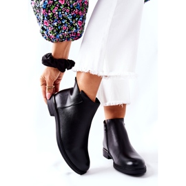 Flache Warme Stiefel Sergio Leone BT511 Schwarz 1