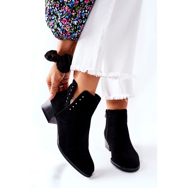 Wildleder Warm Stiefel Sergio Leone BT217 Schwarz 1