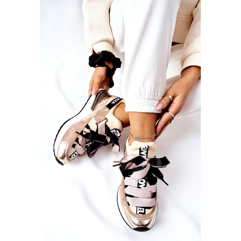 Vinceza Sportschuhe Turnschuhe Beige Dexla 1