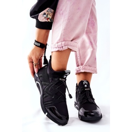 Vinceza Hohe Sportschuhe Sneakers Schwarz Lanez 1