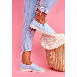 PS1 Flaure Blaue Espadrilles für Damen 2