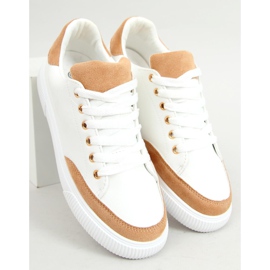 Weiße Damen Sneakers 6110 Khaki 1