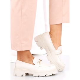 Loafer mit dicker Sohle YY11 Beige 2