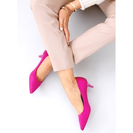 Pumps mit niedrigem Absatz Ann Fushia rosa 2