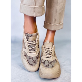 Isla Khaki-Trainer beige 1