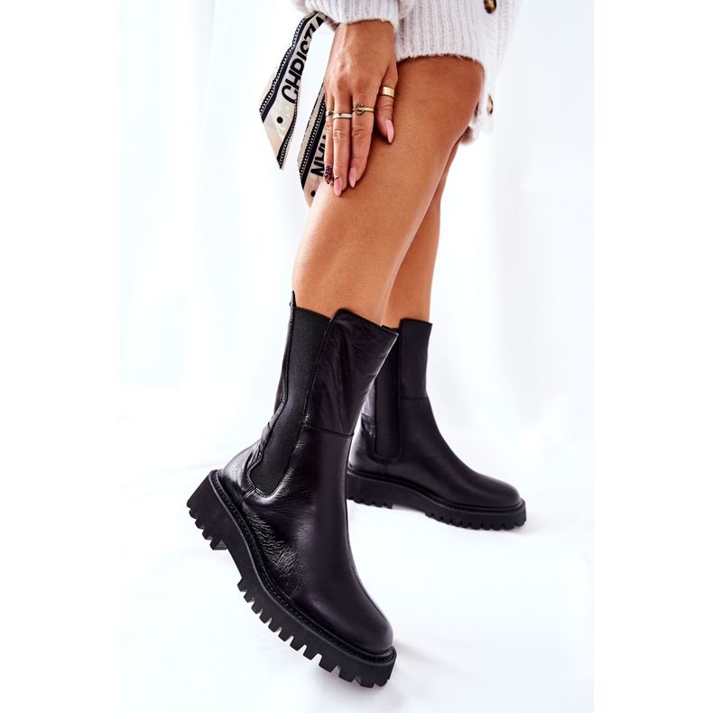 Hoher Stiefel Jodhpur Big Star II274416 Schwarz 2