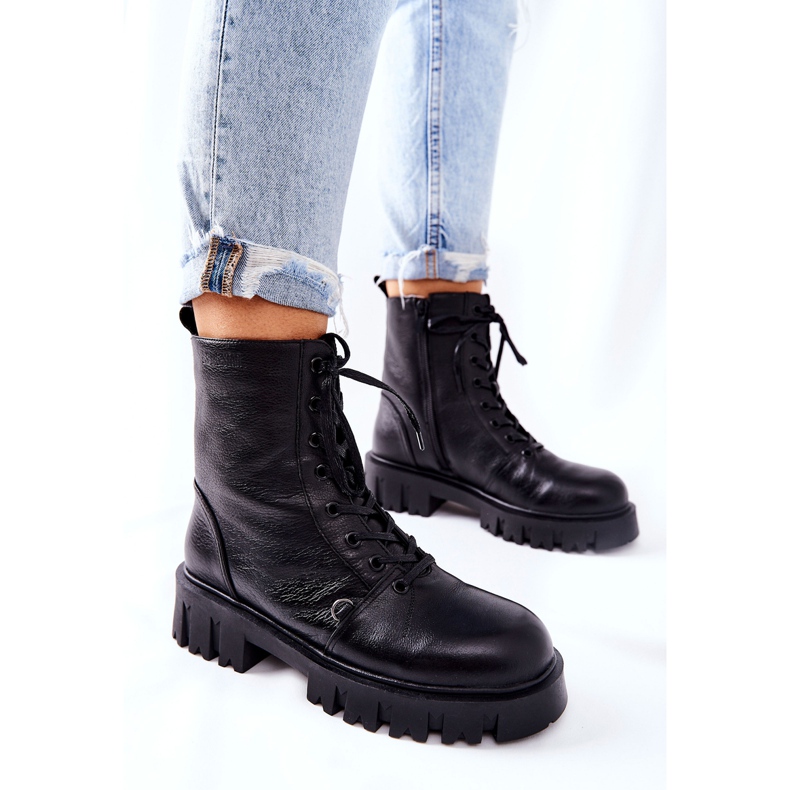 Leder Warm Workers Mit Niere Big Star II274430 Schwarz 1