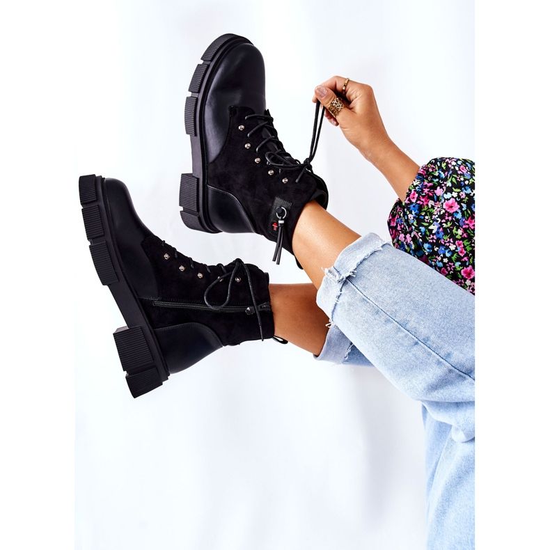 POTOCKI Lederstiefel Arbeiter gefesselt schwarz auf deine Art! 2