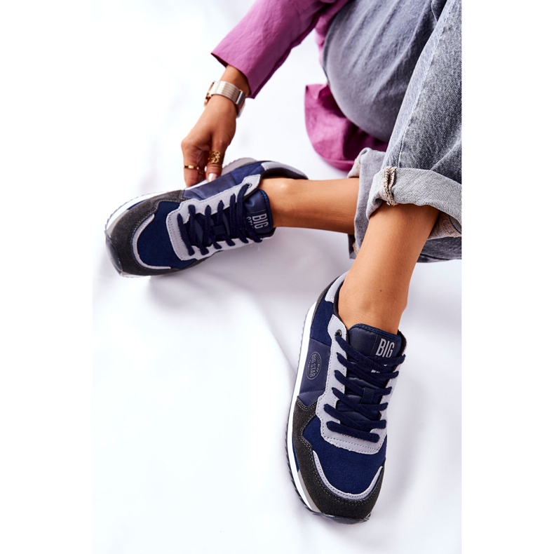 Sportschuhe Big Star GG274A056 Navy Blau-Grau 2