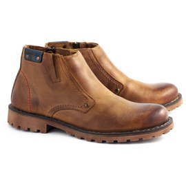 Olivier Herrenstiefel 815 rot braun 2