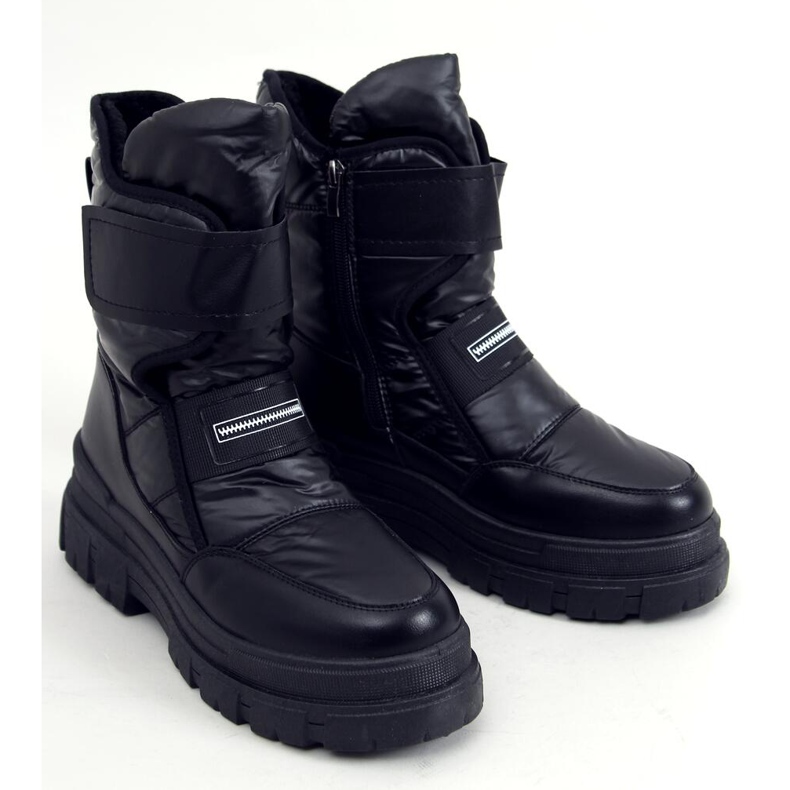 Damen Schneestiefel Elza Schwarz 2