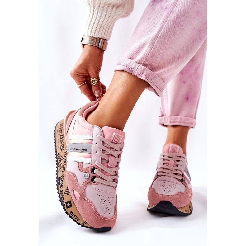 Damen Sportschuhe Big Star II274298 Pink rosa 2