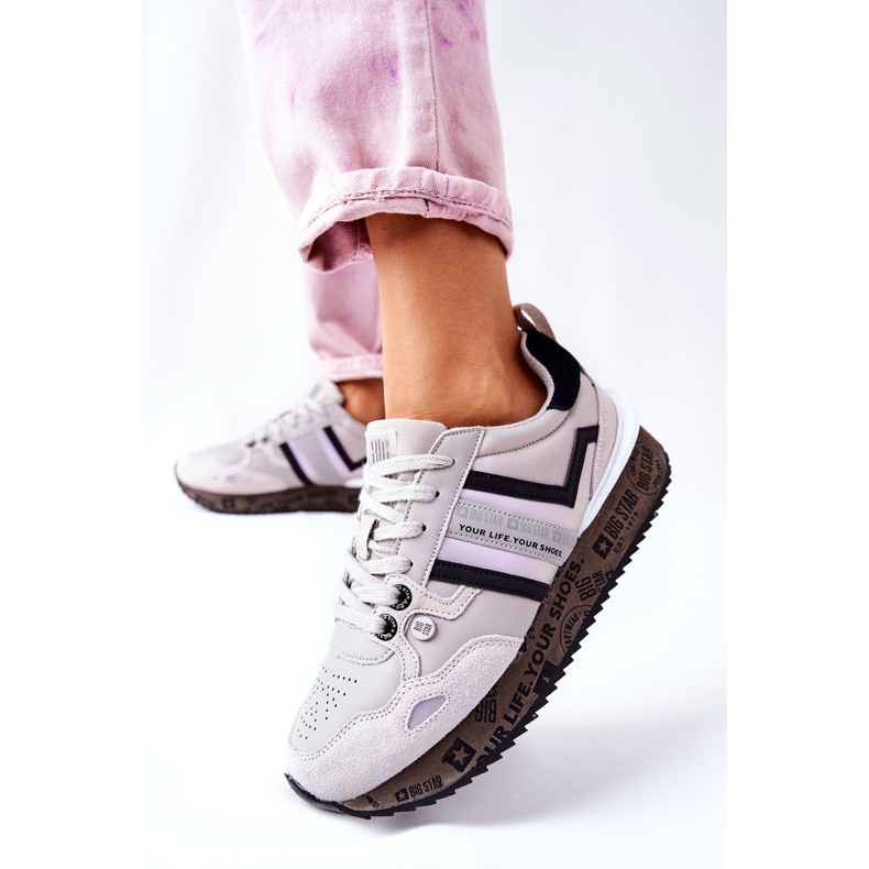 Damen Sportschuhe Big Star II274297 Grau 2