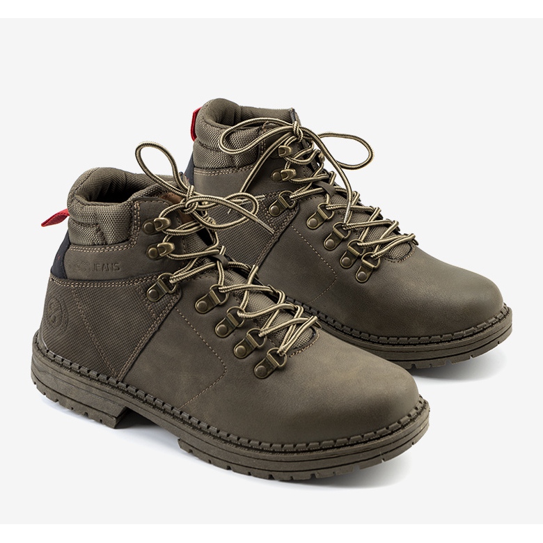 Grüne Herren Cross Jeans Chapa Trekkingschuhe 1