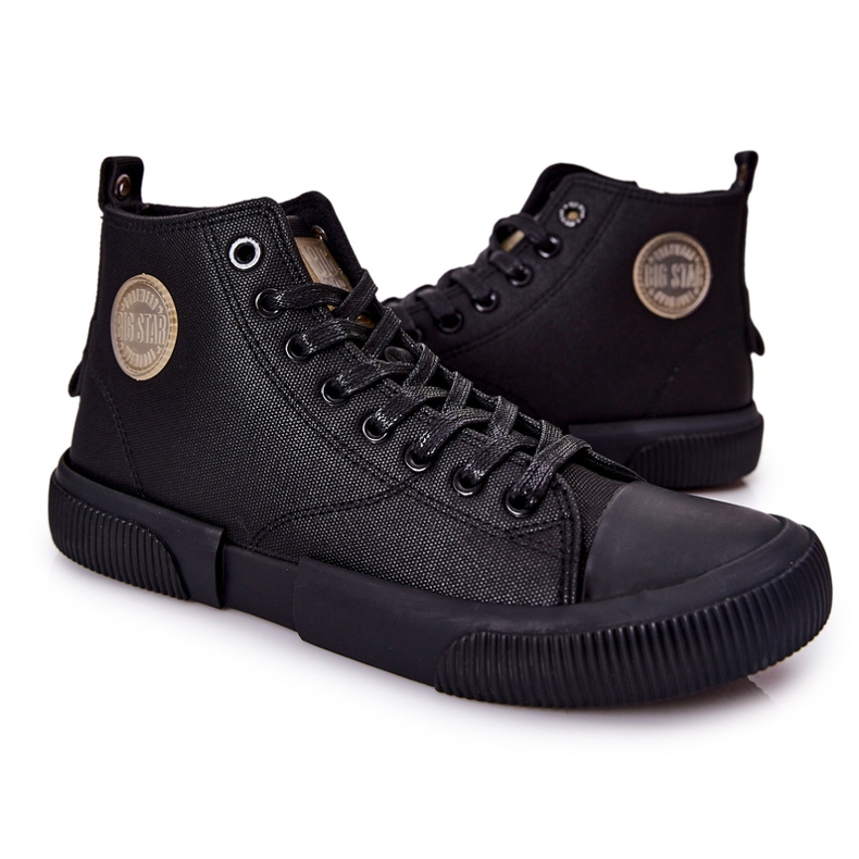 Hohe Sneakers für Herren Big Star II174023 Schwarz 1