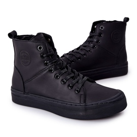 Hohe Sneakers für Herren Big Star II174048 Schwarz 2