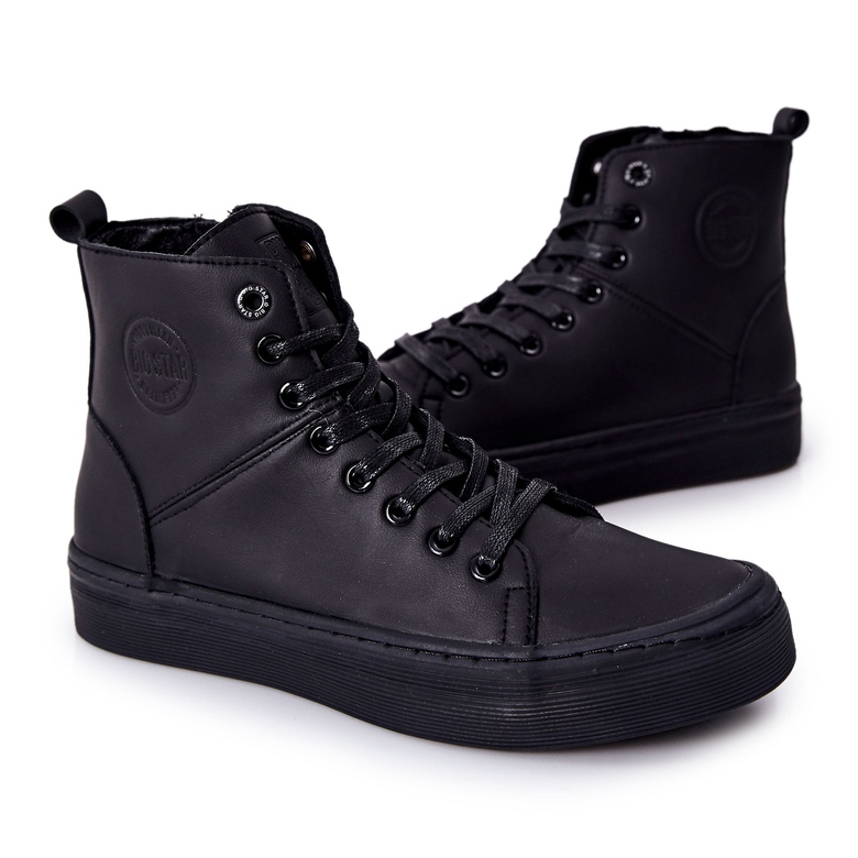 Hohe Sneakers für Herren Big Star II174048 Schwarz 2