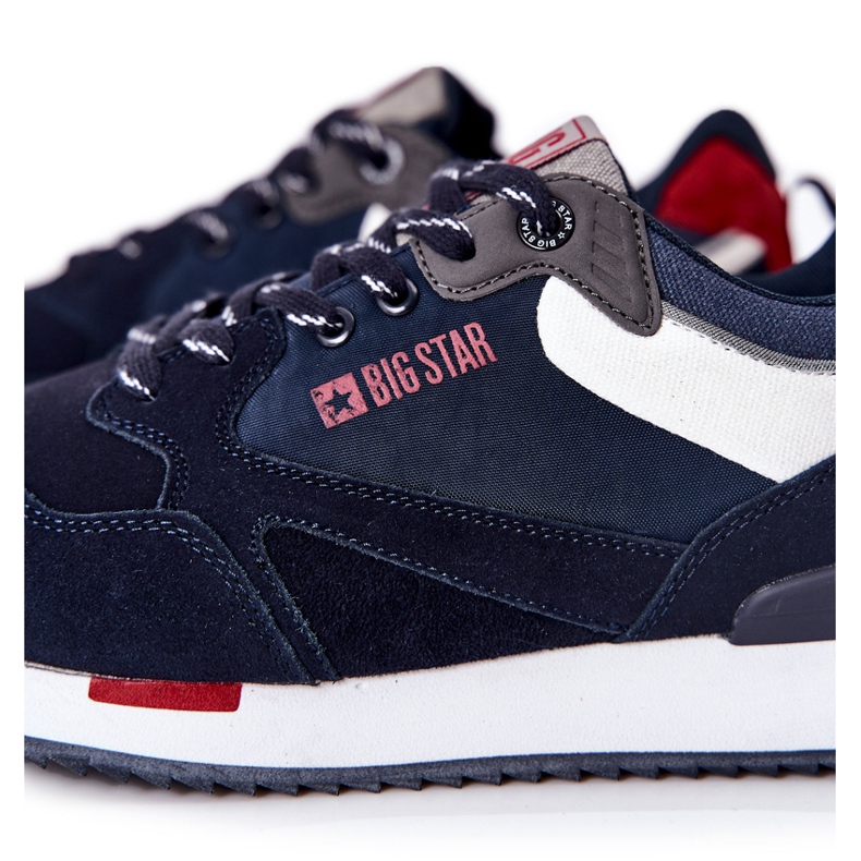 Herren Sportschuhe Big Star II174190 Marineblau 1