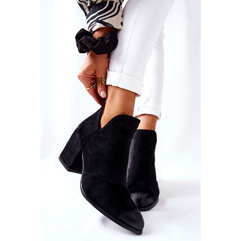 POTOCKI Klassische Stiefel mit schwarzem Veriane-Reißverschluss 1