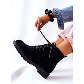 PH1 Klassische schwarze Melome Stiefel mit Schnürung 2