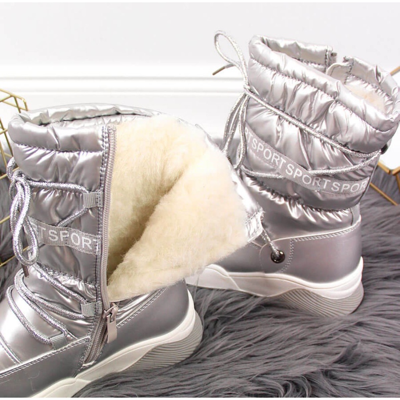 Wasserdichte Schneeschuhe Jr EVE324B silber weiß 2