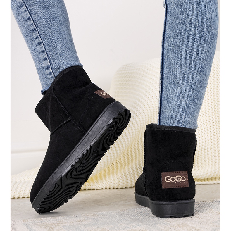 BM Schwarze Damen-Schneestiefel von Nanna 2