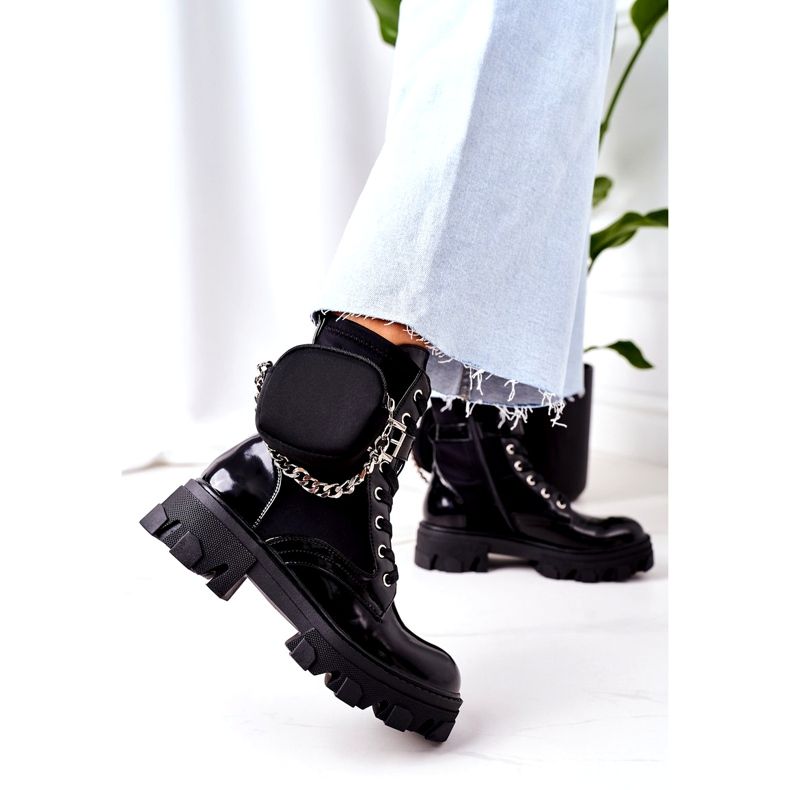 Isolierte Arbeiter von Frauen mit Niere und Kette Schwarz 4