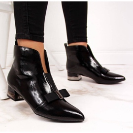 Stiefel mit Schleife T.Sokolski W SCA145 schwarz 1