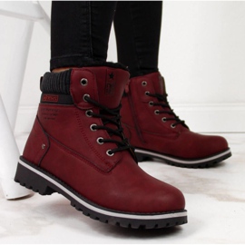 Isolierte Wanderschuhe News W EVE317B burgundy rotwein 1