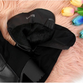 Warme Stiefel mit Stretch T.Sokolski W SCA146 schwarz 1