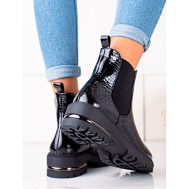 Schwarze Chelsea-Boots von Sergio Leone 1