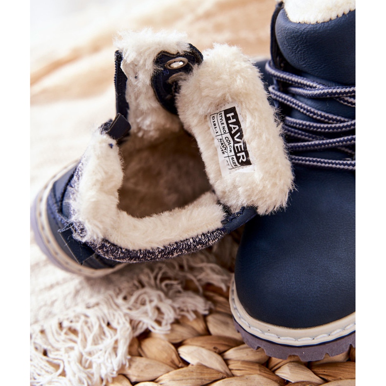 PH1 Warme Kinder-Trapper mit Fell Marineblau Estee 1