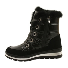 Schwarze Stiefel, Caprice Membran 9-26216-27 019 1